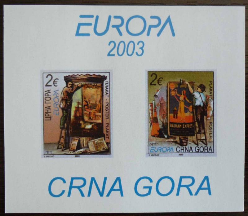 MONTENEGRO - BLOCK 2003 - MNH - PRIVATE ISSUE! crna gora yugoslavia J7