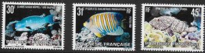 FRENCH POLYNESIA SG360/2 1982 FISH MNH