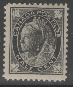 CANADA SG142 1897 ½c BLACK MTD MINT