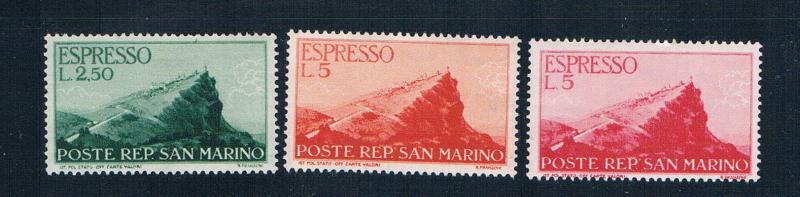 San Marino E12-14 MNH View of San Marino 1945 (S0870)