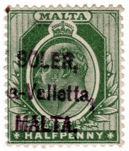 (I.B) Malta Revenue : Duty Stamp ½d