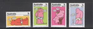 Australia 1973 Metric Conversion # 541 - 544 MNH