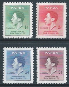 Papua New Guinea #118-21 NH 1937 Coronation Issue