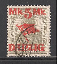 Danzig 29a used SCV $ 30.00 (RS)