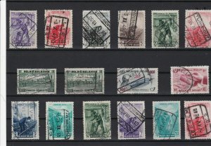 belgium railway parcels stamps ref r12122