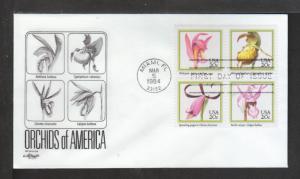 US 2079a Orchids 1984 Artmaster U/A FDC 