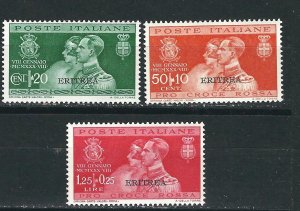 Eritrea 116-18 Sas 152-54 MNH F/VF 1930 SCV $17.50