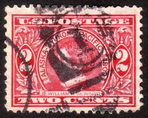 1909, US 2c, William H. Seward, Used, Sc 370