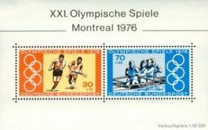 Germany Olympics , 1 souvenir sheet