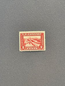 398, Panama Canal, Mint Prev Hinged, CV $40.00