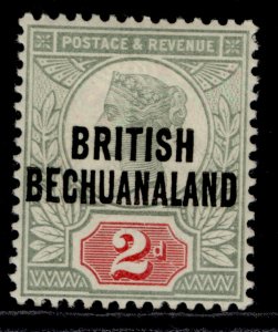 BRITISH BECHUANALAND QV SG34, 2d grey-green & carmine, M MINT. Cat £25.