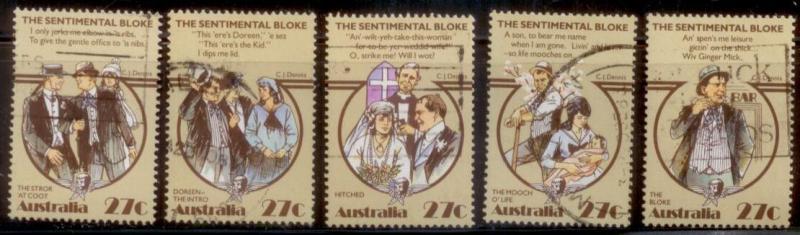 Australia 1983 SC# 881a-e Used L282-3