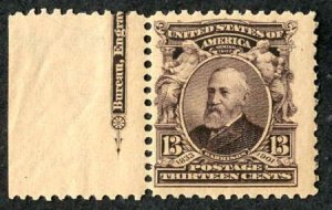 US 308 Bureau & Regular Issues F - VF LH Margin Single cv $40