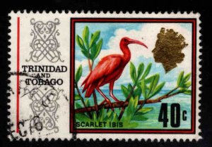 Trinidad  & Tobago Scott 155 Used 1969 Scarlet Ibis Bird stamp