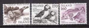 Iceland 534-536 Animals MNH VF