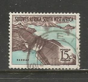 South West Africa   #327  Used  (1972)  c.v. $7.00