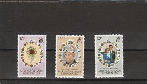 Falkland Island Dependencies  Scott#  1L59-61  MNH  (1981 Royal Wedding)
