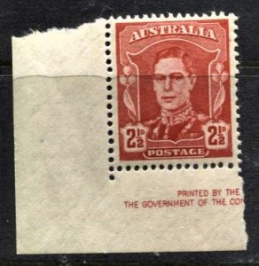 STAMP STATION PERTH - Australia #194 KGVI - MNH