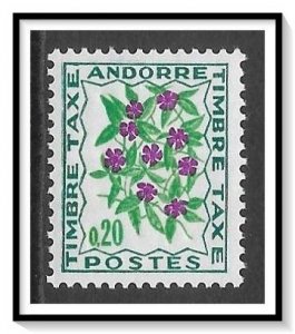 Andorra French #J49 Postage Due MNH