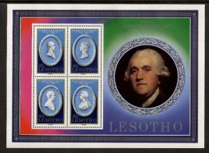 Lesotho 1980 - Josiah Wedgwood - Sheet of 4 Stamps - Scott #301 - MNH