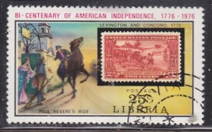 Liberia 707 American Revolution Bicentennial 1975