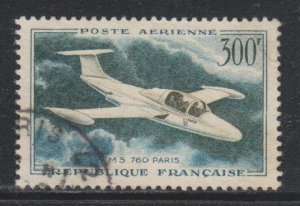 France,  300fr Morane Saulnier  (SC# C34) Used
