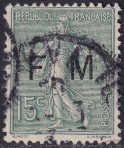 France 1904 Sc M3 military used