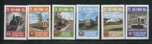 Isle of Man 1575-1580 Railways Stamp Set MNH 2013