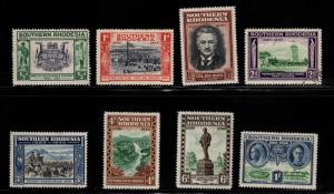 Southern Rhodesia Scott 56-63 mixed set One Used others MH*