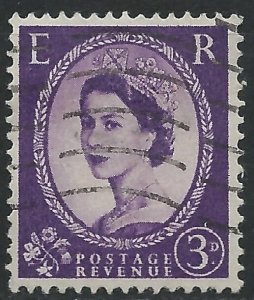 GB 1958 - 3d wmk Multiple Crowns - SG575 used