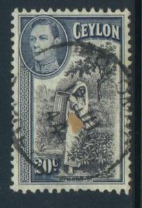 Ceylon Sct # 283; Used