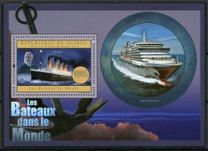 Titanic Stamps Guinea 2012 MNH Ships Queen Victoria Cruise Ships 1v S/S