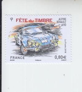 2018 France Alpine Renault A110 Stamp Festival (Scott 5401) MNH