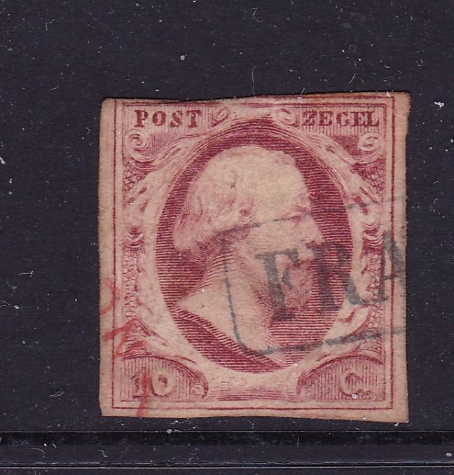 Netherlands an old Imperf 10c used