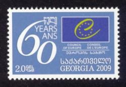 Georgia Sc# 457 MNH 60th Anniversary Council of Europe