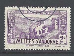 Andorra - French Admin Sc # 24 used (RS)