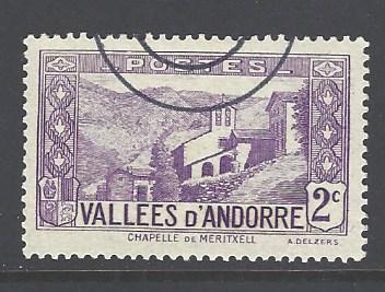 Andorra - French Admin Sc # 24 used (RS)