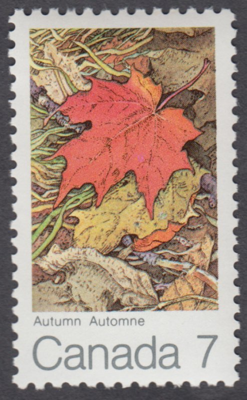 Canada - #537  Maple Leaves In Four seasons - Autumn - MNH
