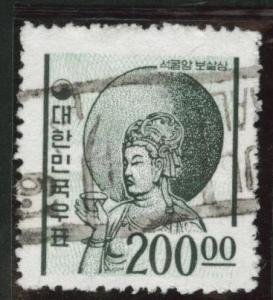 Korea Scott 373 stamp from 1962-66 unwatermarked