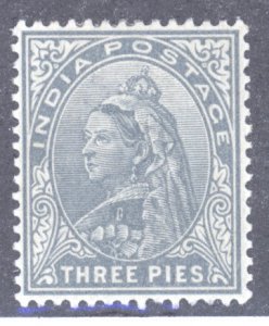 India, Scott #55, MH