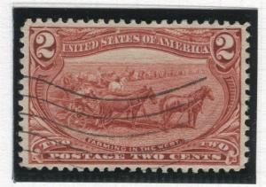 USA; 1898 early Trans-Mississippi issue fine used 2c. value