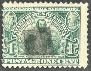 USA, 1907, SC#328, Captain John Smith, Used, VG
