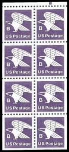 PCBstamps   US #1819a Bk Pane $1.44(8x18c)B & Eagle, MNH, (7)