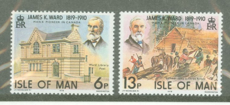 Isle of Man #137-8  Single (Complete Set)