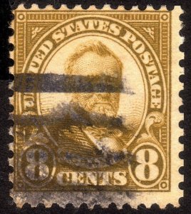 1927, US 8c, Ulysses S. Grant, Used, Sc 640