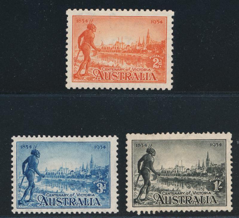 AUSTRALIA 142-144 MINT LH