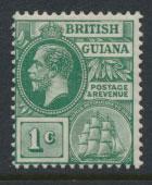 British Guiana SG 259a Mint Hinged  (Sc# 178 see details) Blue Green