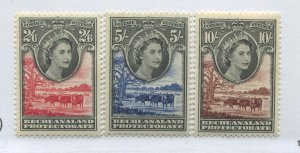 Bechuanaland QEII 1955 2/6d to 10/ unmounted mint NH