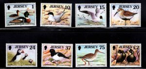 Jersey Scott 778-785 MNH** Bird set