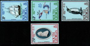 SOUTH GEORGIA SG70/3 1979 BICENTENARY OF CAPTAIN COOKS VOYAGES MNH